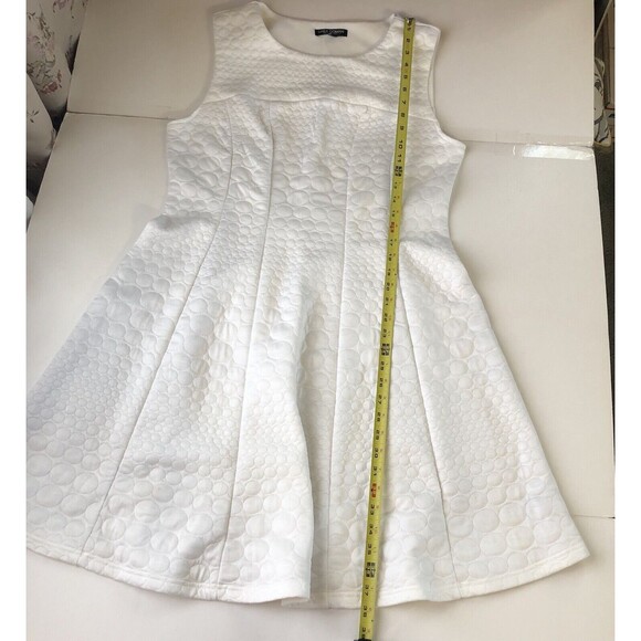 Linea Domani Limited Edition Women’s White Circle Quilt Design Dress Size 16 - Picture 9 of 15